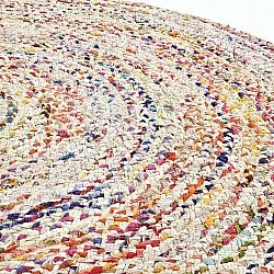 Round rugs - San Francisco (white/multi)