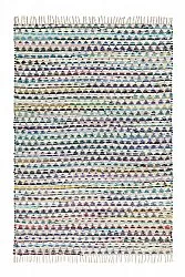 Rag rug - Lindby (blue/multi)