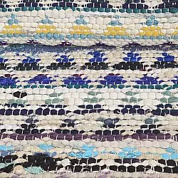 Rag rug - Lindby (blue/multi)