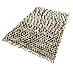 Rag rug - Lindby (yellow/multi)