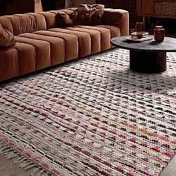 Rag rug - Lindby (pink/multi)