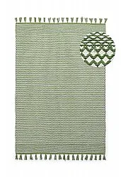 Rag rug - Vinga (green)