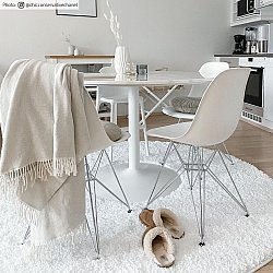 Round rugs - Trim (white)