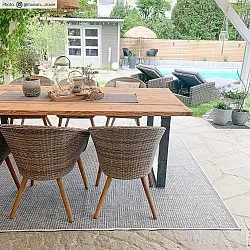 Indoor/Outdoor rug - Tromsø (silver)
