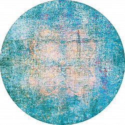 Round rug - Jules (turkos)