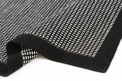 Wool rug - Luxor (black/white)
