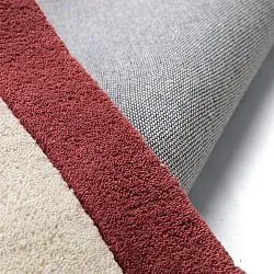 Wool rug - Agra Hand Tufted Wool Premium (cream/red)