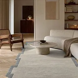 Wool rug - Agra Hand Tufted Wool Premium (grey)
