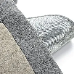 Wool rug - Agra Hand Tufted Wool Premium (grey)