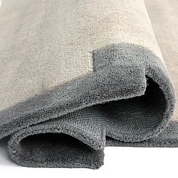 Wool rug - Agra Hand Tufted Wool Premium (grey)