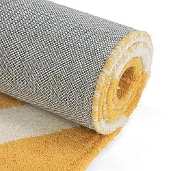 Wool rug - Aiz Hand Tufted Wool Premium (yellow)