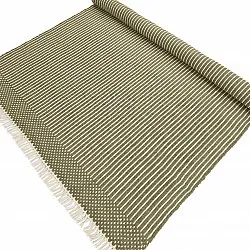 Wool rug - Arbil (green/white)