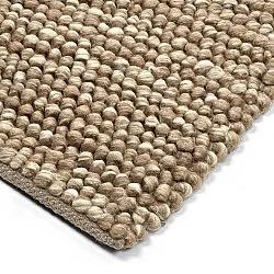 Wool rug - Avafors Wool Bubble (light brown/white)