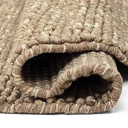 Round rug - Avafors Wool Bubble (light brown/white)