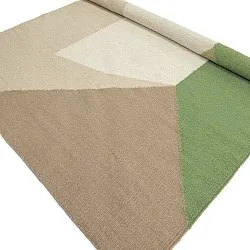 Wool rug - Aveiro (green/multi)