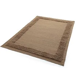 Wool rug - Beja (dark brown)