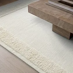 Wool rug - Beja (white)