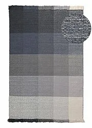 Wool rug - Chaves (blue/gray/white)