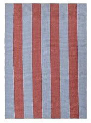 Wool rug - Garine (blue/red)