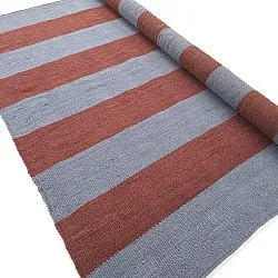 Wool rug - Garine (blue/red)