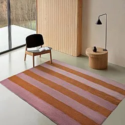 Wool rug - Garine (orange/pink)