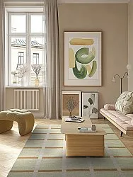 Wool rug - Gingham (no. 4)