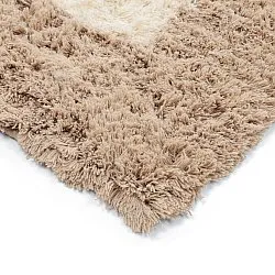 Wool rug - Khenifra Handknot Wool Premium (cream/beige)