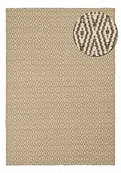 Wool rug - Monastir (brown/white)