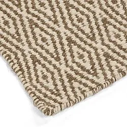 Wool rug - Monastir (brown/white)