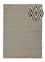 Wool rug - Monastir (black/white)