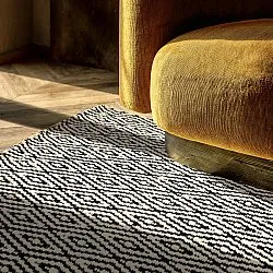 Wool rug - Monastir (black/white)