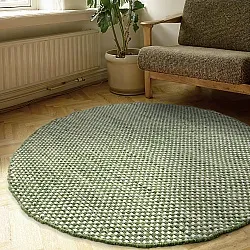 Round rug - Ovelia (green/white)