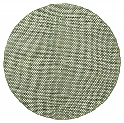 Round rug - Ovelia (green/white)