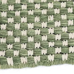 Round rug - Ovelia (green/white)