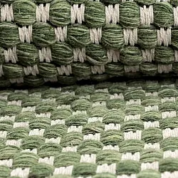 Round rug - Ovelia (green/white)