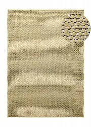 Wool rug - Ovelia (yellow/white)