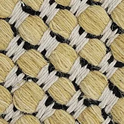 Wool rug - Ovelia (yellow/white)