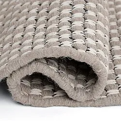 Wool rug - Ovelia (taupe/white)