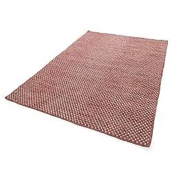 Wool rug - Ovelia (terracotta/white)