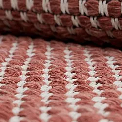 Wool rug - Ovelia (terracotta/white)