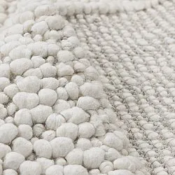 Wool rug - Sala Irregular Wool Bubble (cream)
