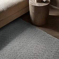 Wool rug - Sala Irregular Wool Bubble (light grey melange)