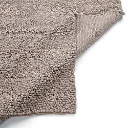 Wool rug - Sala Irregular Wool Bubble (taupe/white melange)