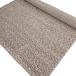 Wool rug - Sala Irregular Wool Bubble (taupe/white melange)