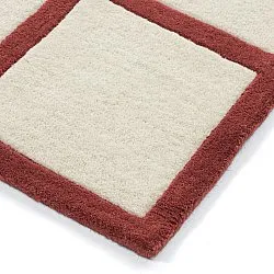 Wool rug - Syl Hand Tufted Wool Premium (red/white)