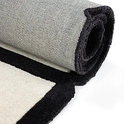 Wool rug - Syl Hand Tufted Wool Premium (black/white)