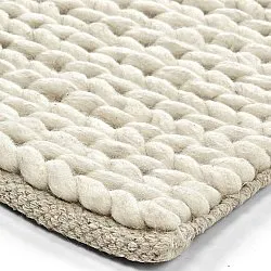Wool rug - Talvia Braided Wool (off-white)