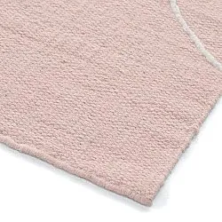 Wool rug - Viseu (dusty pink)