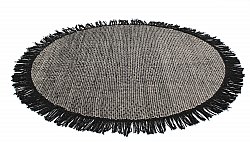 Round rug - Pike (black)