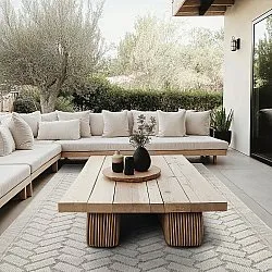 Indoor/Outdoor rug - Aria (off-white)